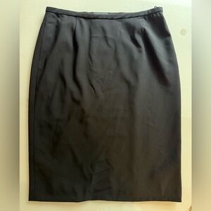 Giorgio Armani Black Pencil Skirt Made in Italy Size 38 XS